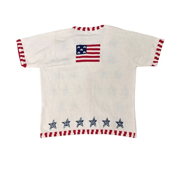 NWT American Short Sleeve Sweater Large - Picture 2 of 7